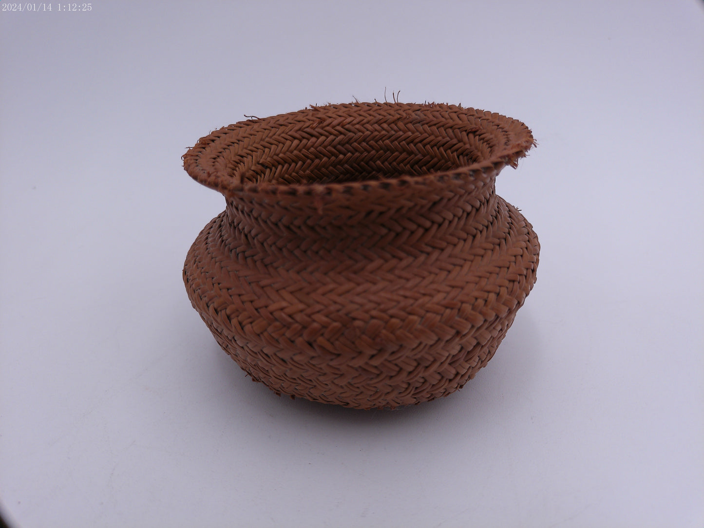 Small African (4 inches) Hand Woven Grass Basket