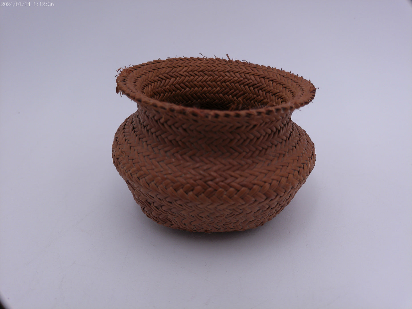 Small African (4 inches) Hand Woven Grass Basket