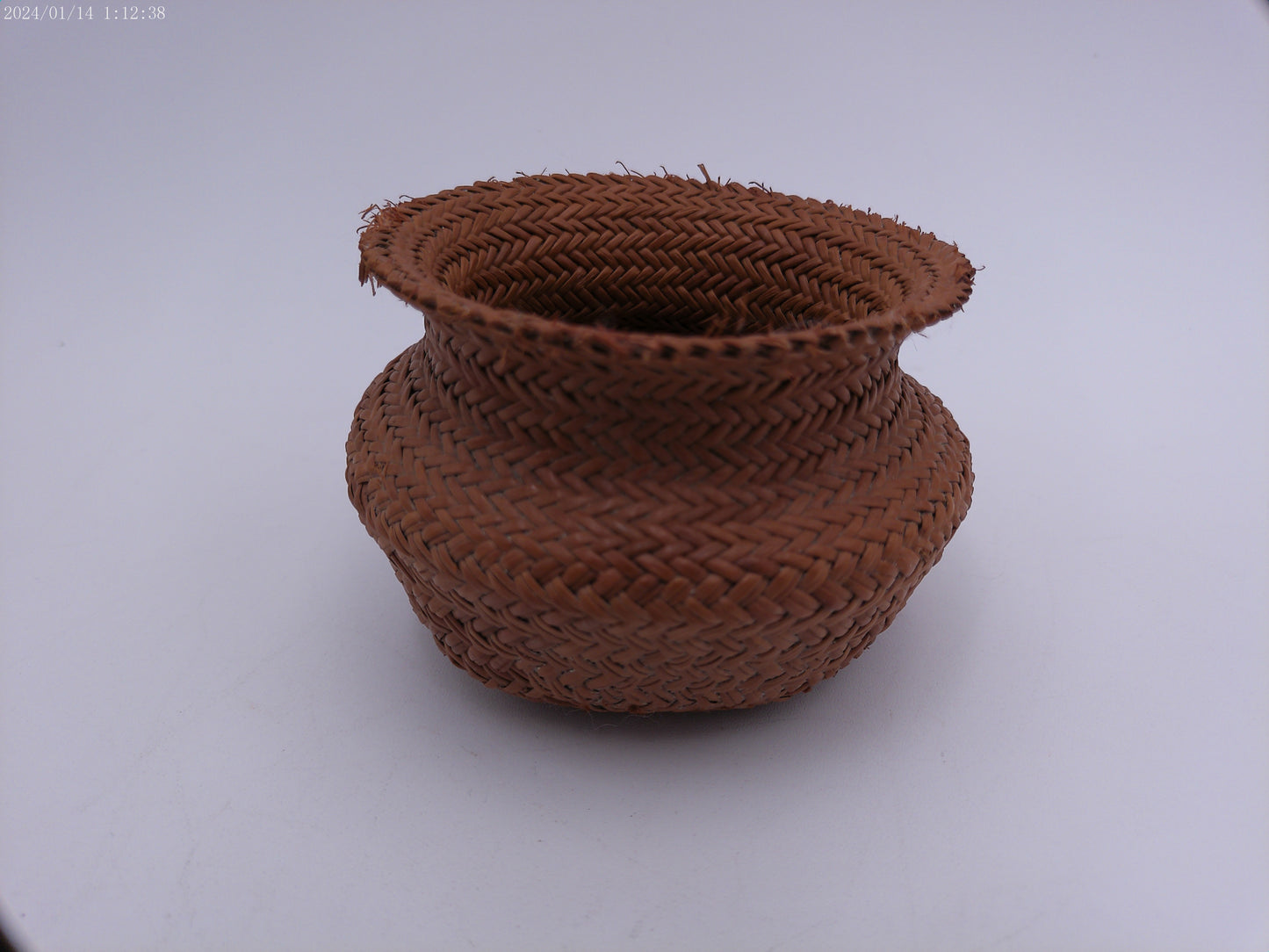 Small African (4 inches) Hand Woven Grass Basket