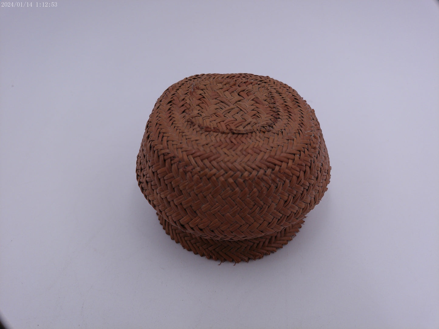 Small African (4 inches) Hand Woven Grass Basket