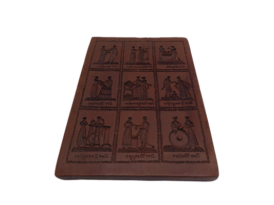 vintage Wooden Honey Biscuit Mold