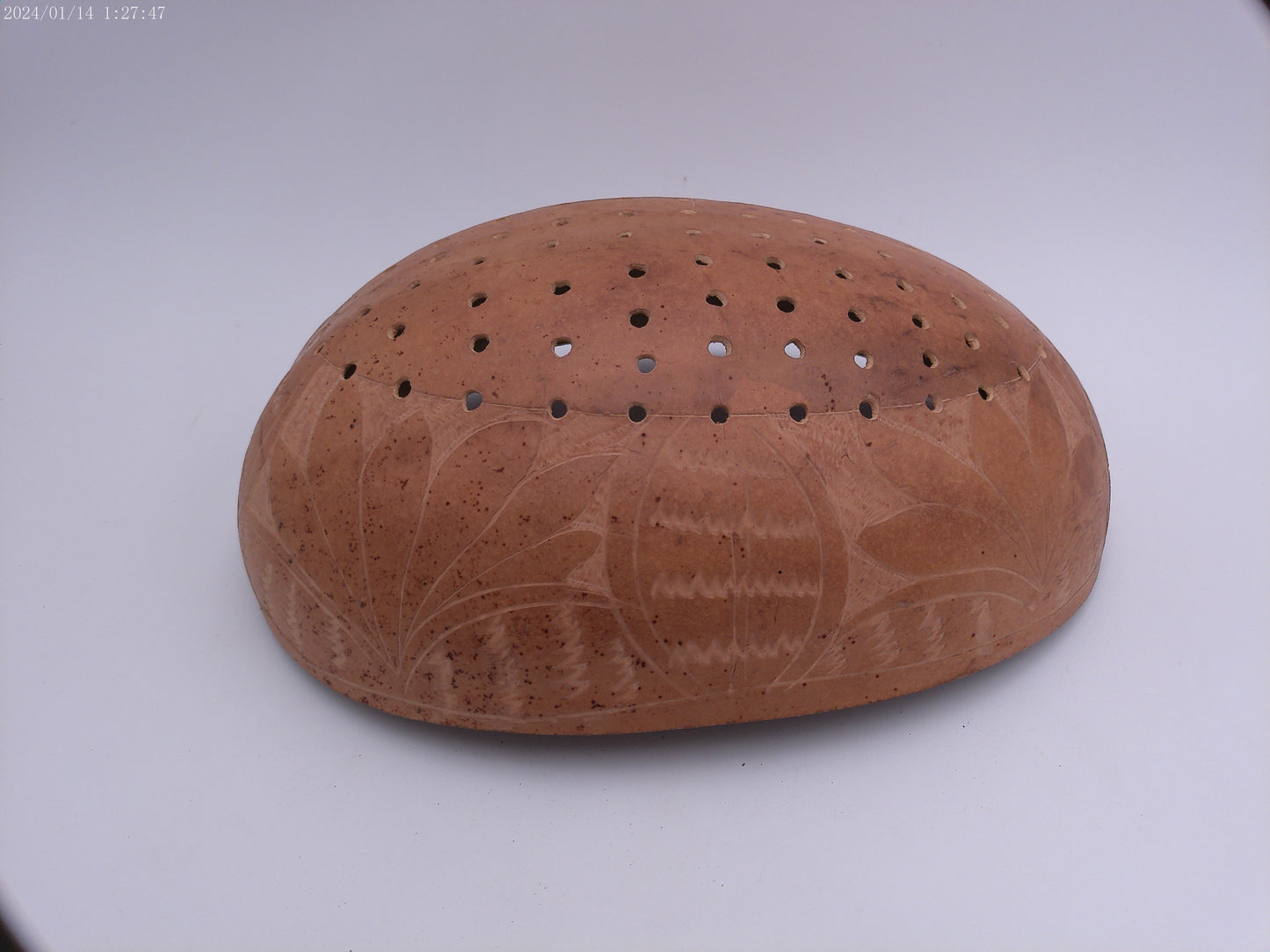 Berry or Strainer  African Bowl Vintage Gourd