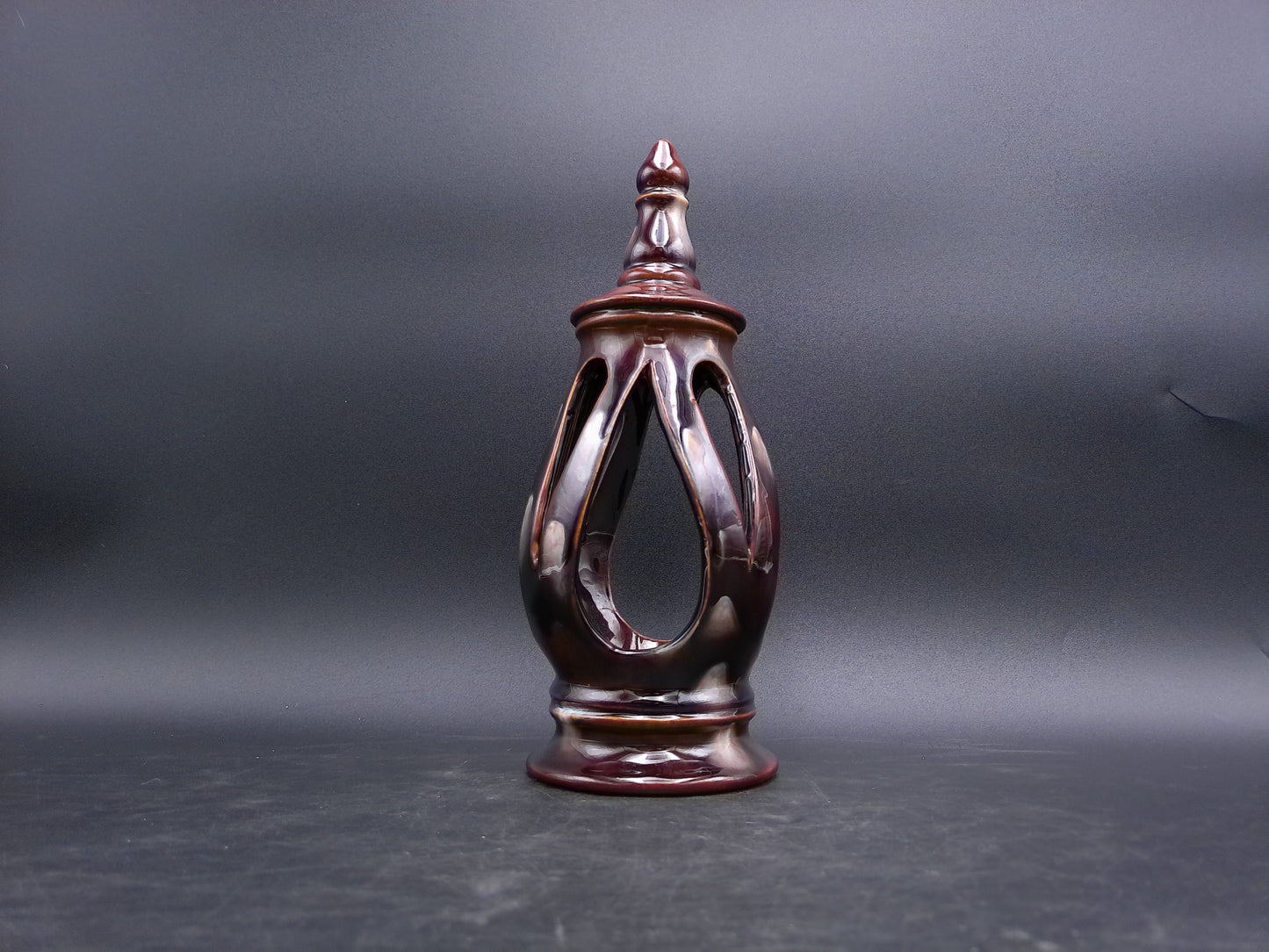 Cermanic Decorative Keepsake Urn Candle Lantern Holder Vintage