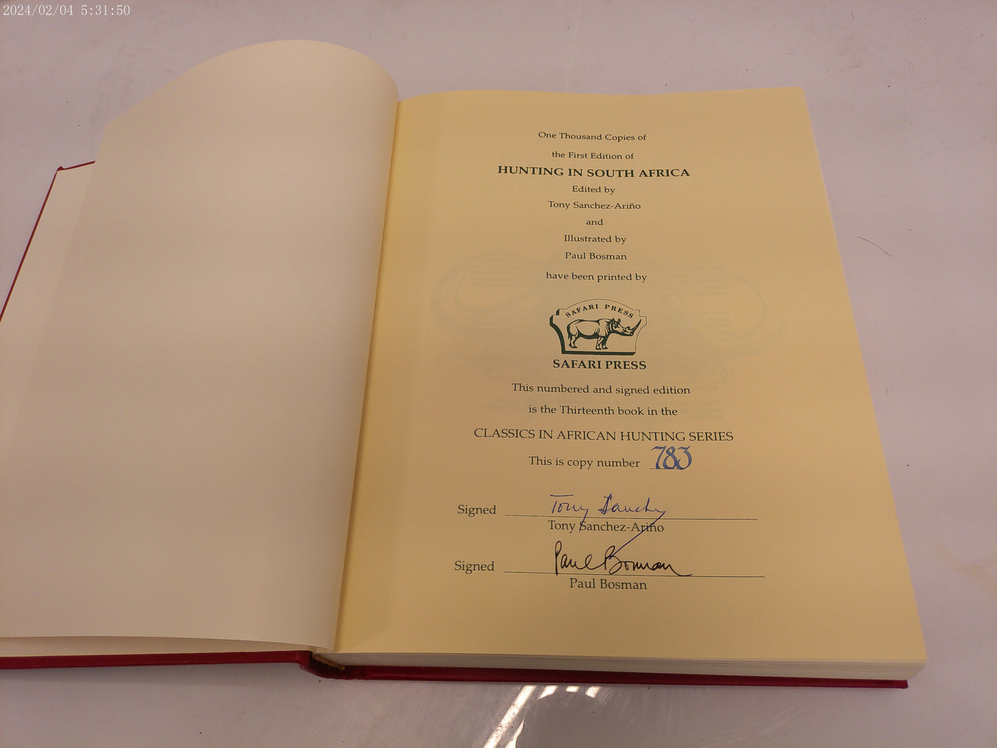 AFRICAN COUNTRY SERIES of 8 books signed Limited Addition