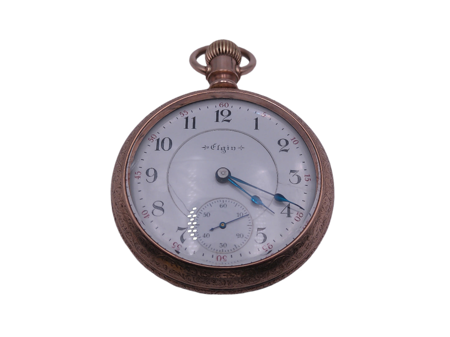 Elgin Pocket Watch 1879 Works 21 Jewels 14K Gold Super Rare Prof. Serviced