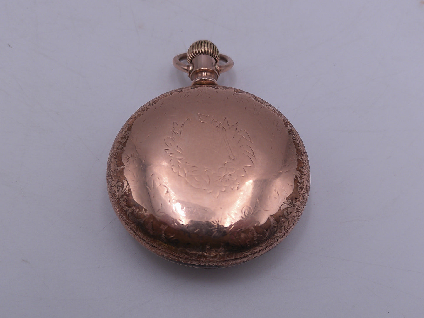 Elgin Pocket Watch 1879 Works 21 Jewels 14K Gold Super Rare Prof. Serviced