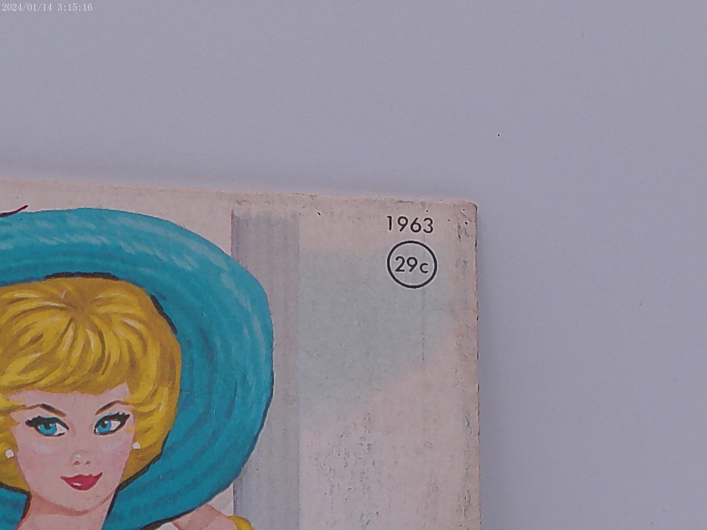 Barbie Doll Cut Outs 1963 paper doll 1962