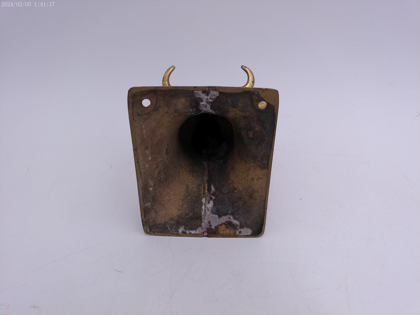 lot of 3 Brass Objects  Country Kitchen Solid Brass Spade Bull and mini stand