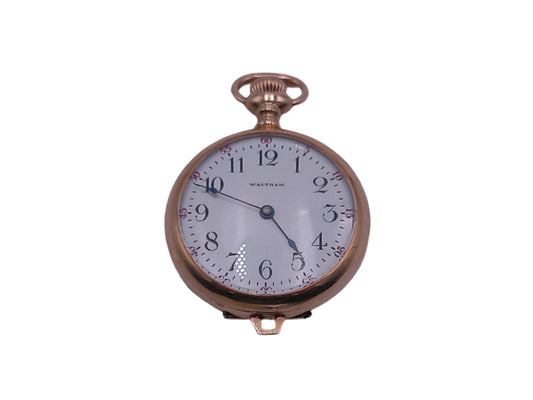 Waltham Pocket Watch 1892 Gold 14K   5 Jewels Vintage Working
