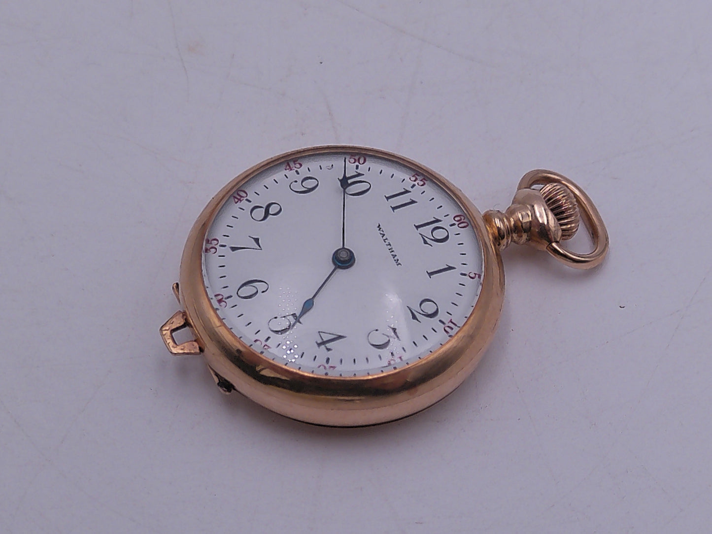 Waltham Pocket Watch 1892 Gold 14K   5 Jewels Vintage Working