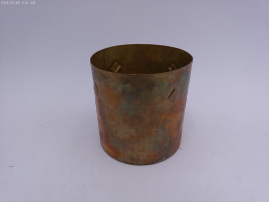 Brass Cup Container Vintage Design