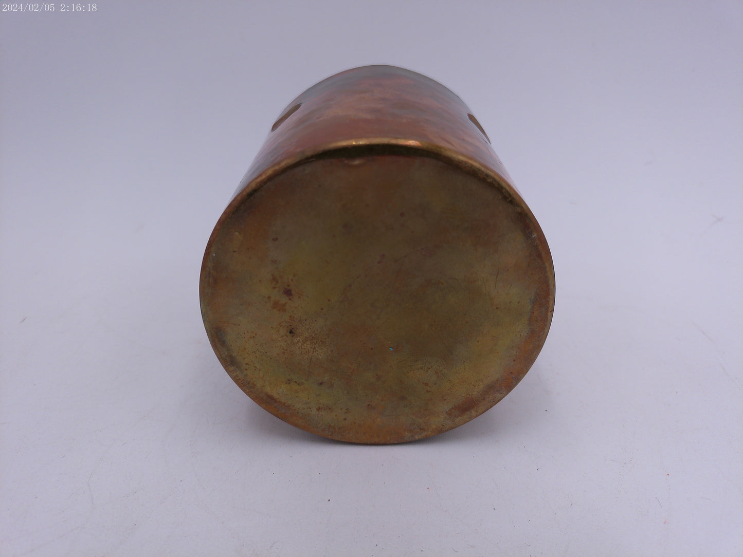 Brass Cup Container Vintage Design