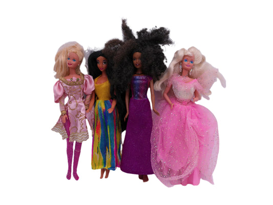 Collection of 4 Vintage Barbies 1990's