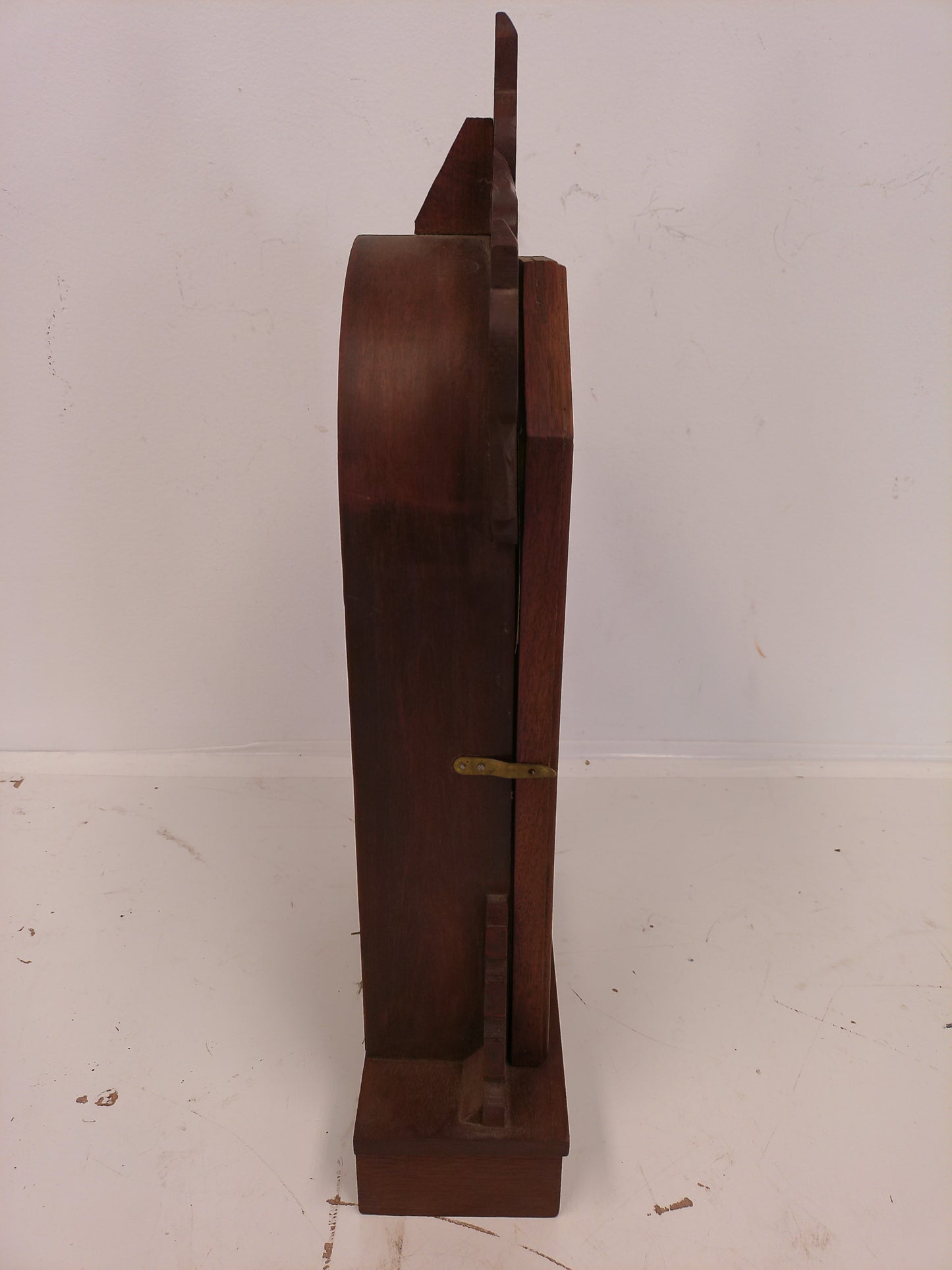 Ansonia Walnut Kitchen Clock with key and pendulum Working Vintage