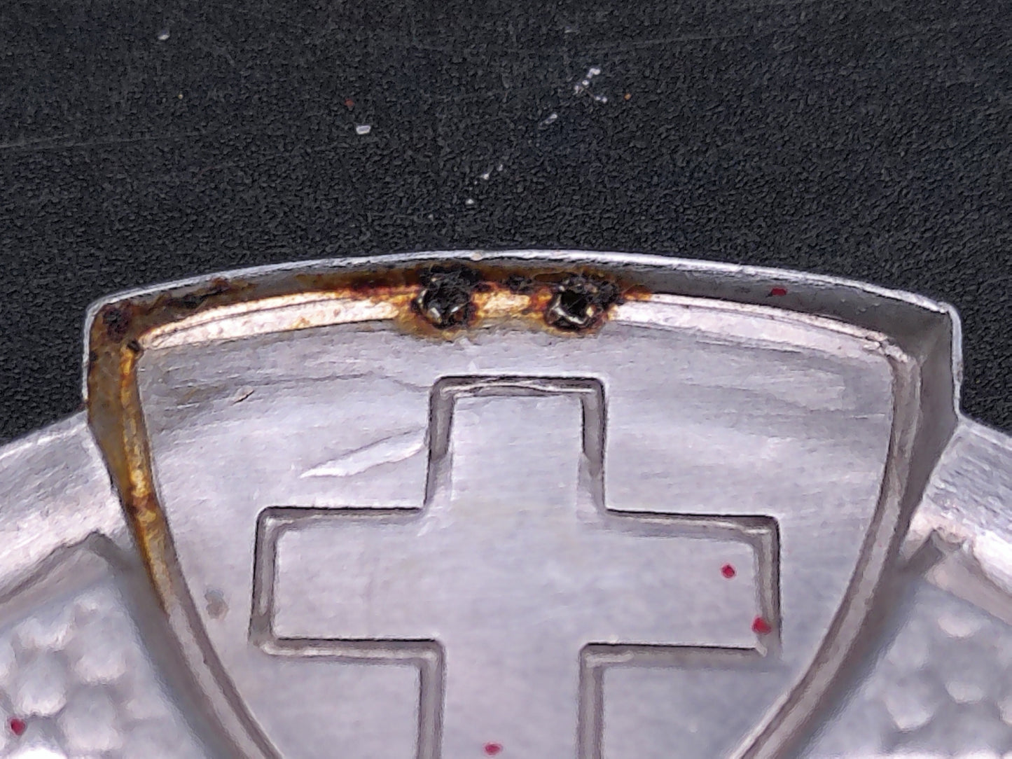 TCS Switzerland Touring Car Club Grille Badge Vintage