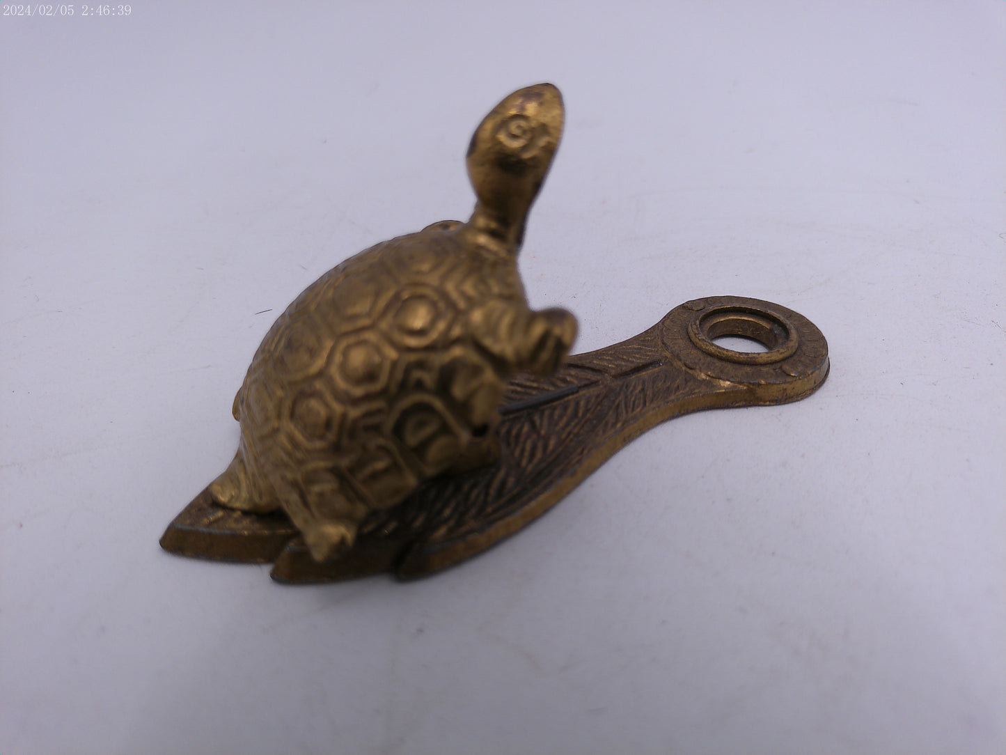 Vintage Horse Medallion Turtle and Lady Paper Clip