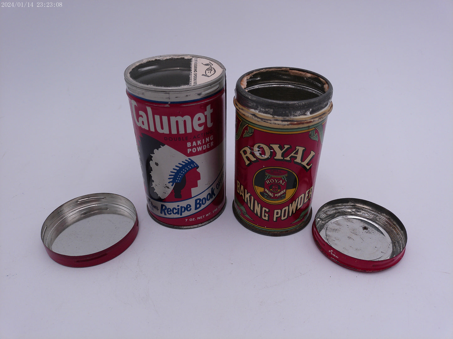 Royal Baking Powder Tin Vintage Calumet Baking Powder  Tin