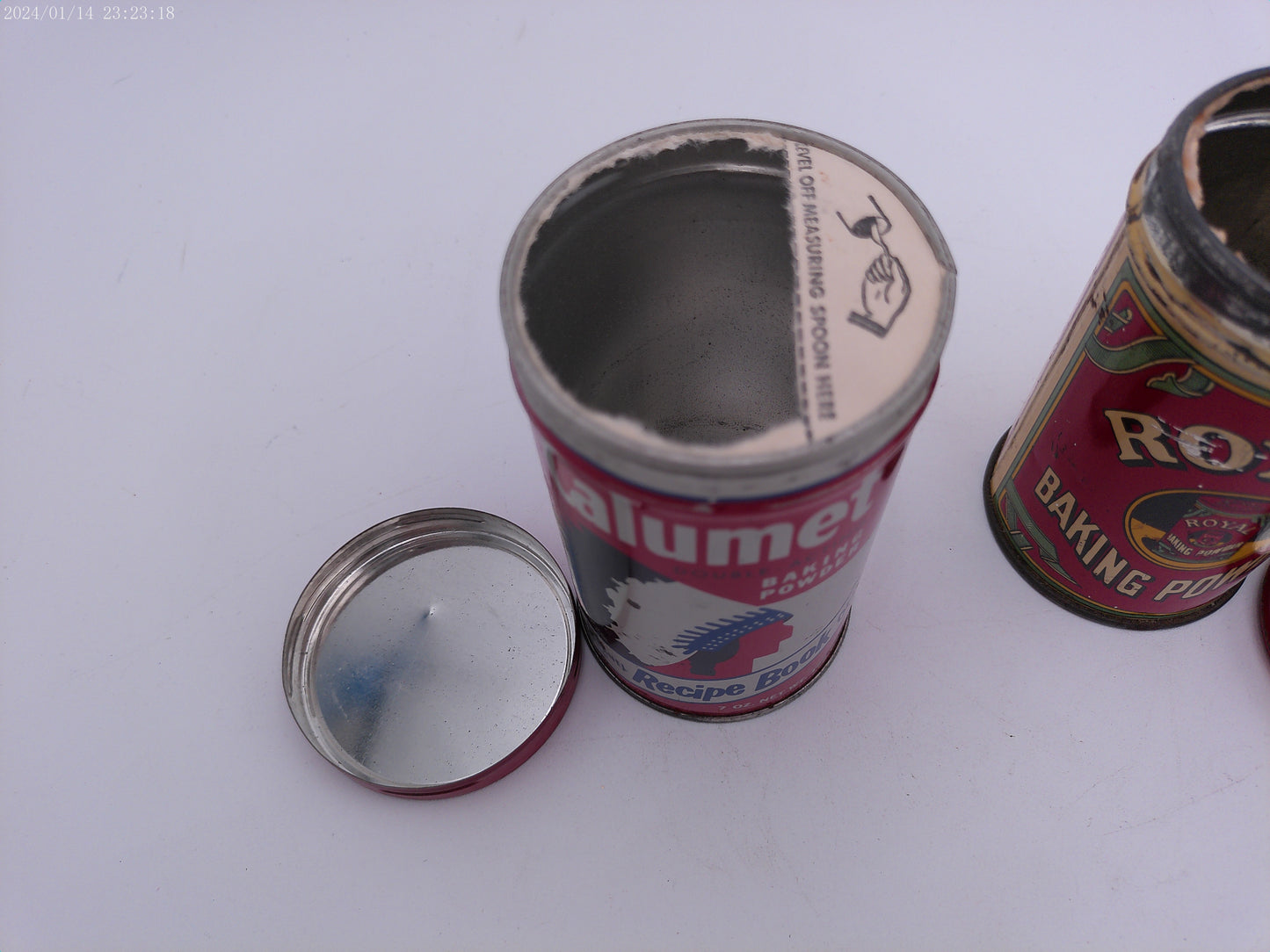 Royal Baking Powder Tin Vintage Calumet Baking Powder  Tin