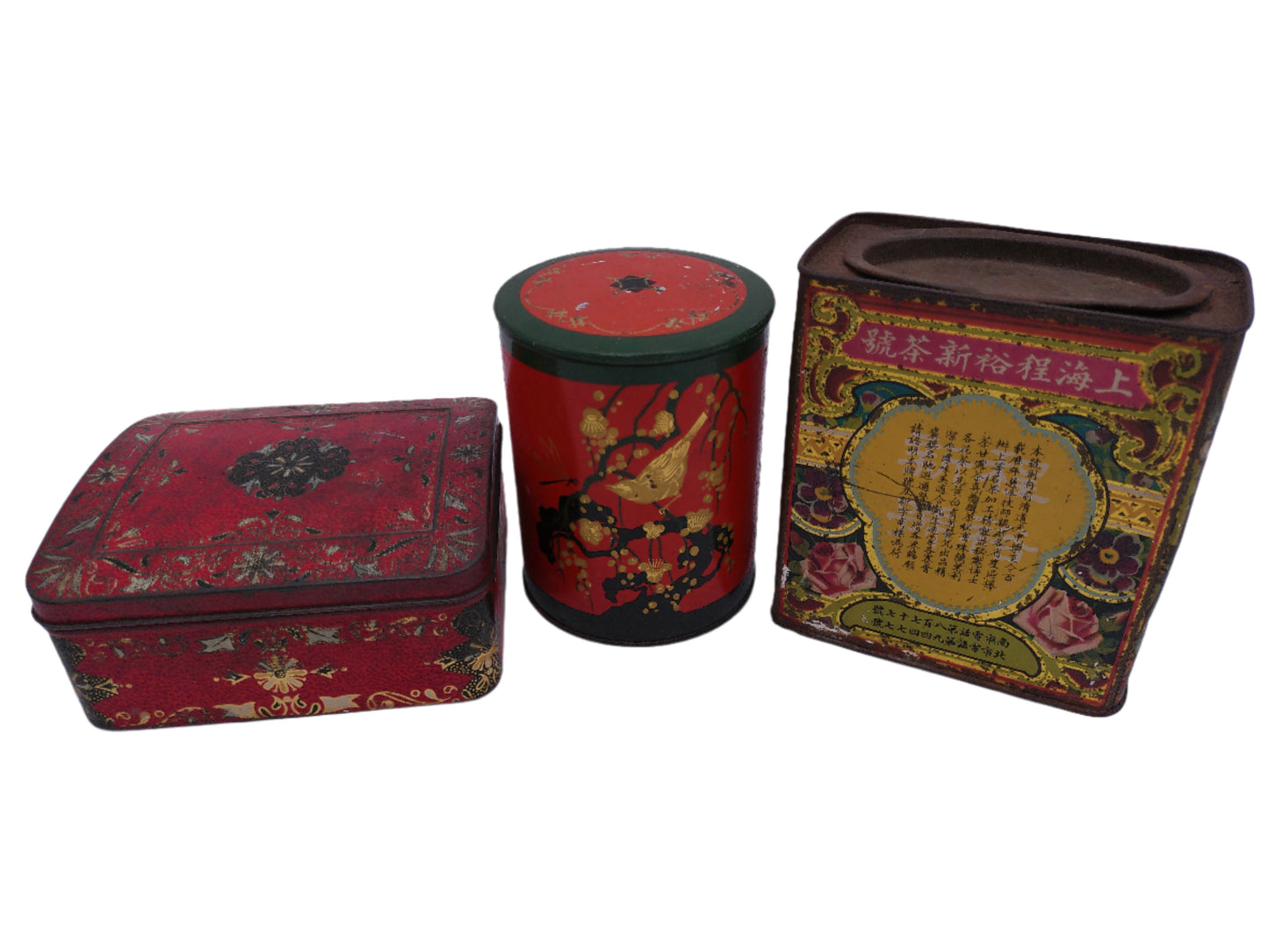 lot of 3 Tins one is a Victorian Biscuit Tin