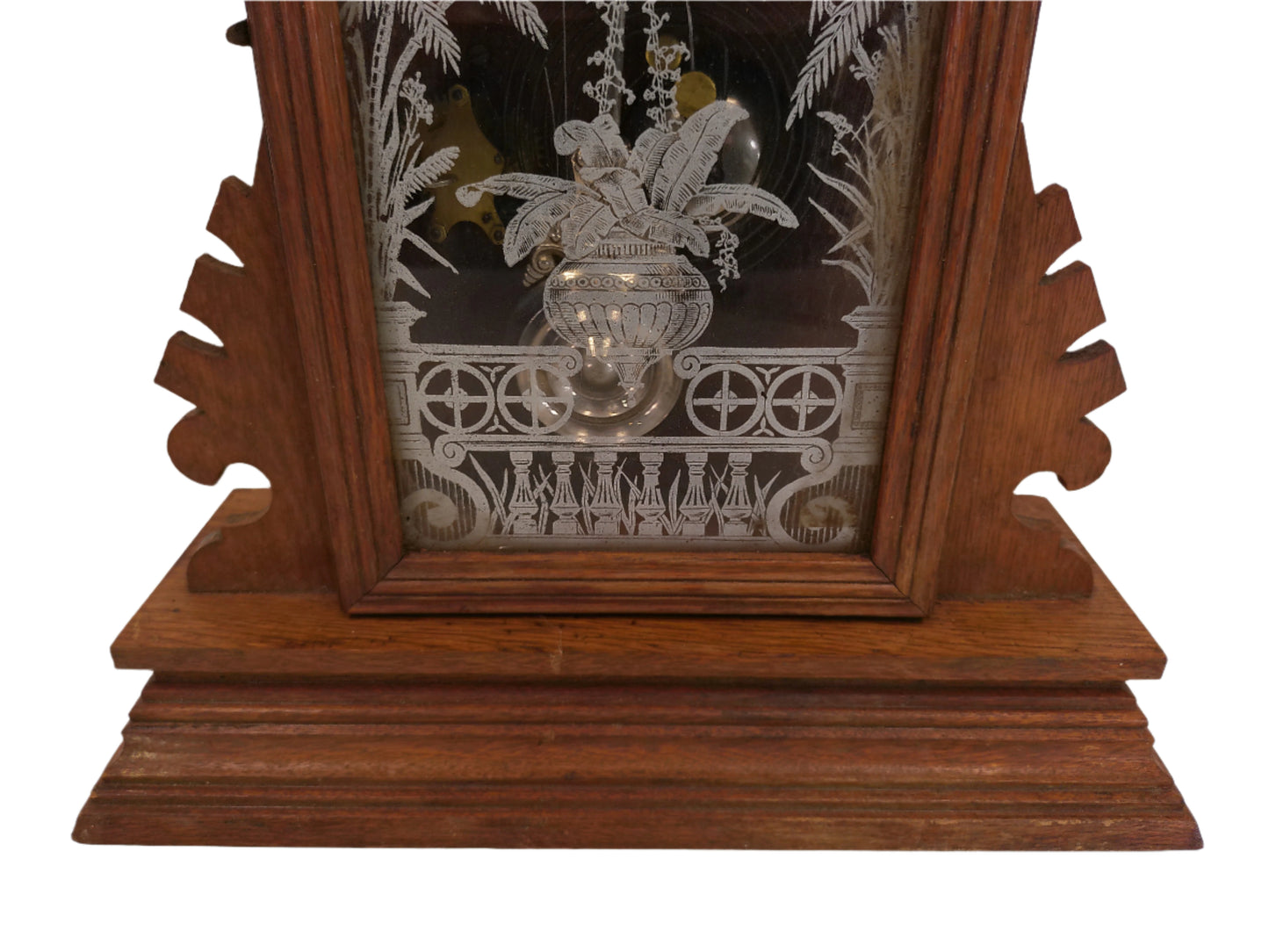 Ansonia Clock Co. Kitchen Mantel Clock with Alarm 8-Day TimeStrike Antique