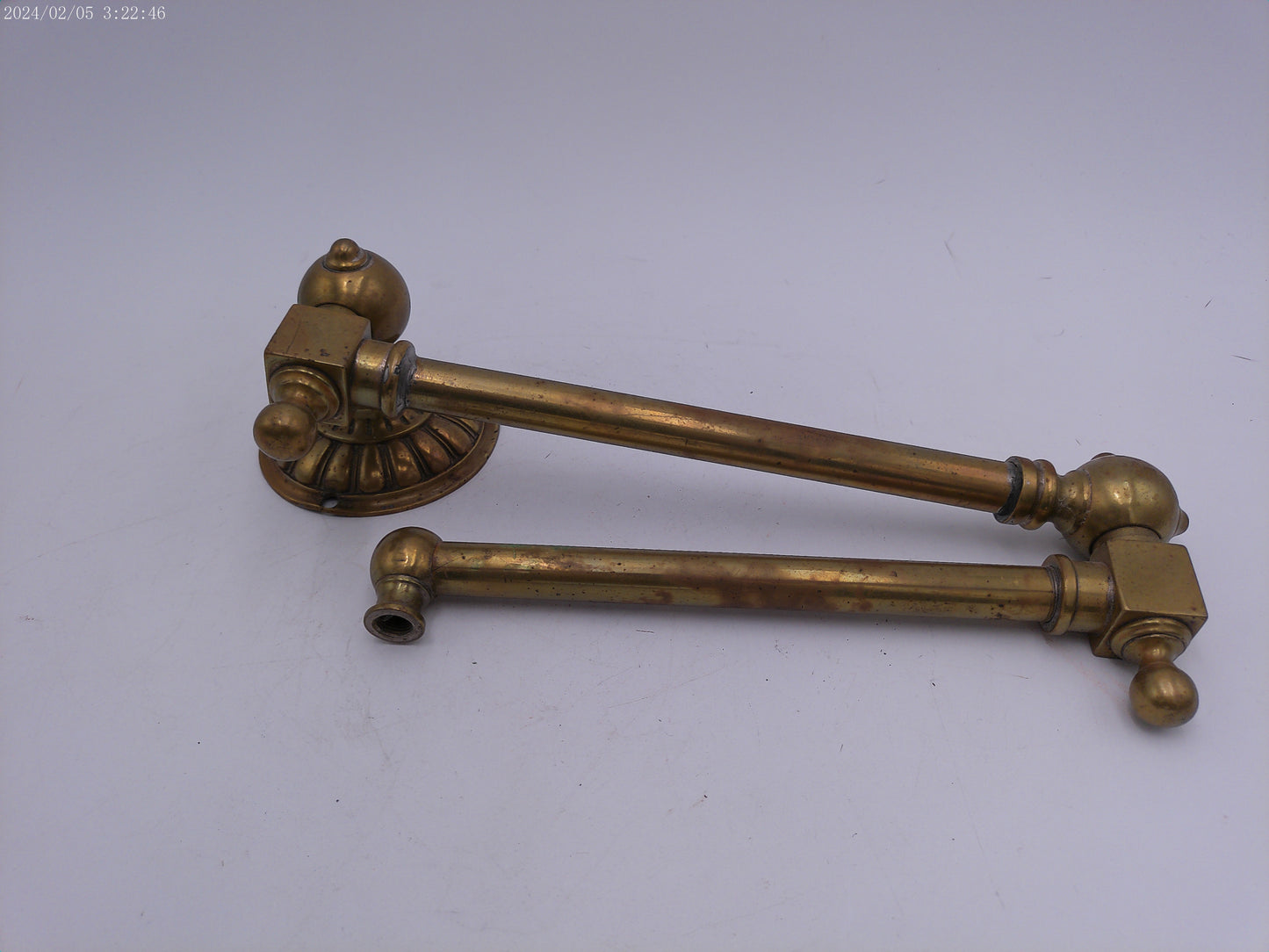 Brass Folding lamp Vintage