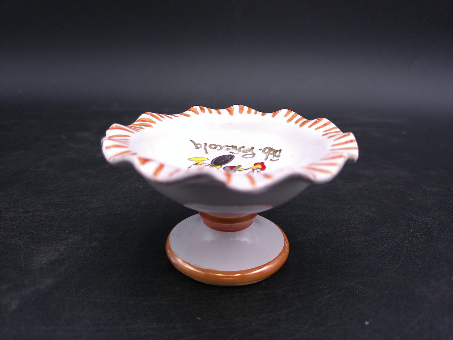 Disney Donald and Daffy Duck Bowl Signed by Rob Vintage