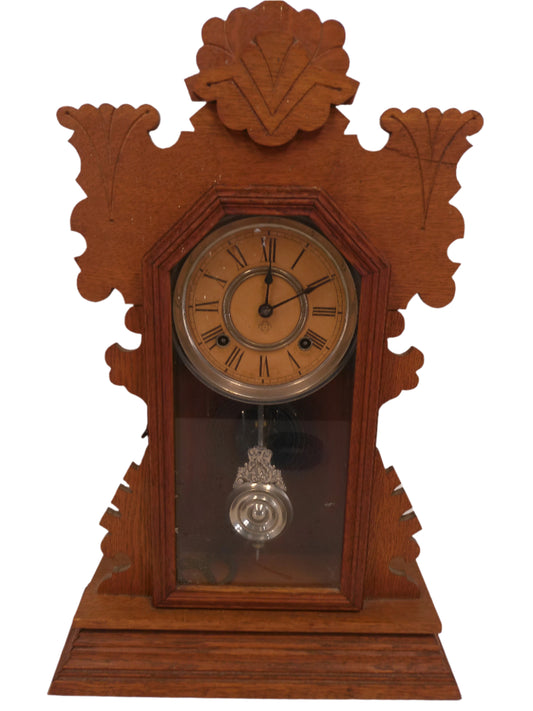 Ansonia 8-day Clock  Ansonia Clock Co. New York  W/ key Working 1800's