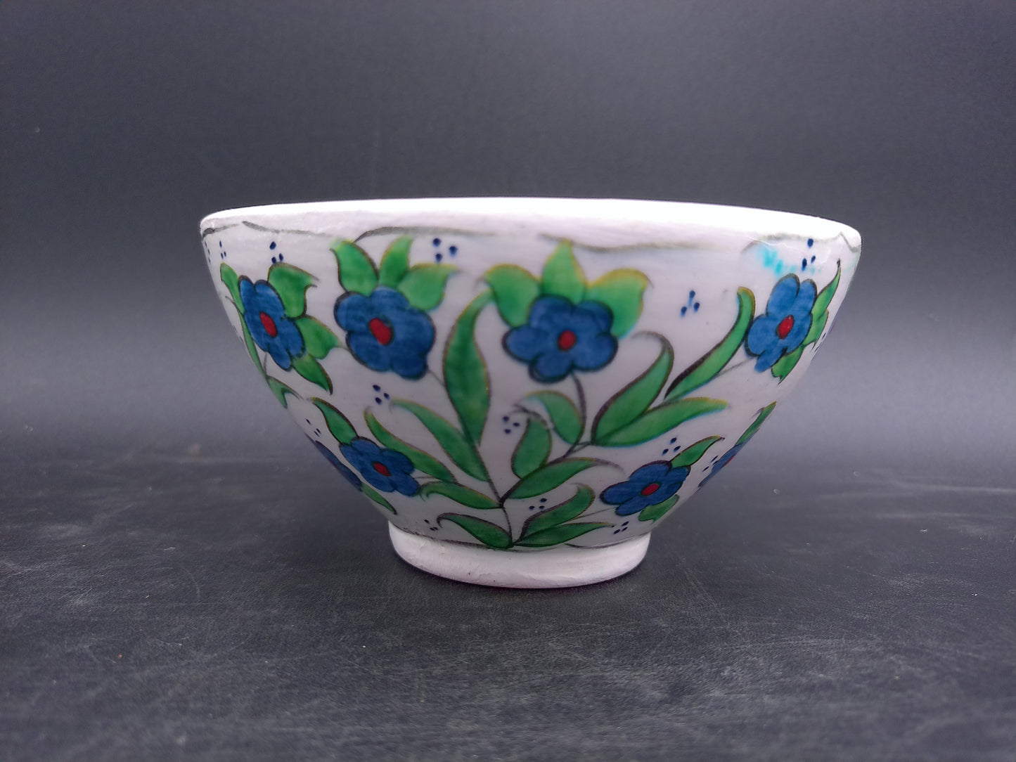 Decorative Floral Bowl Hand Made in Turkey Signed