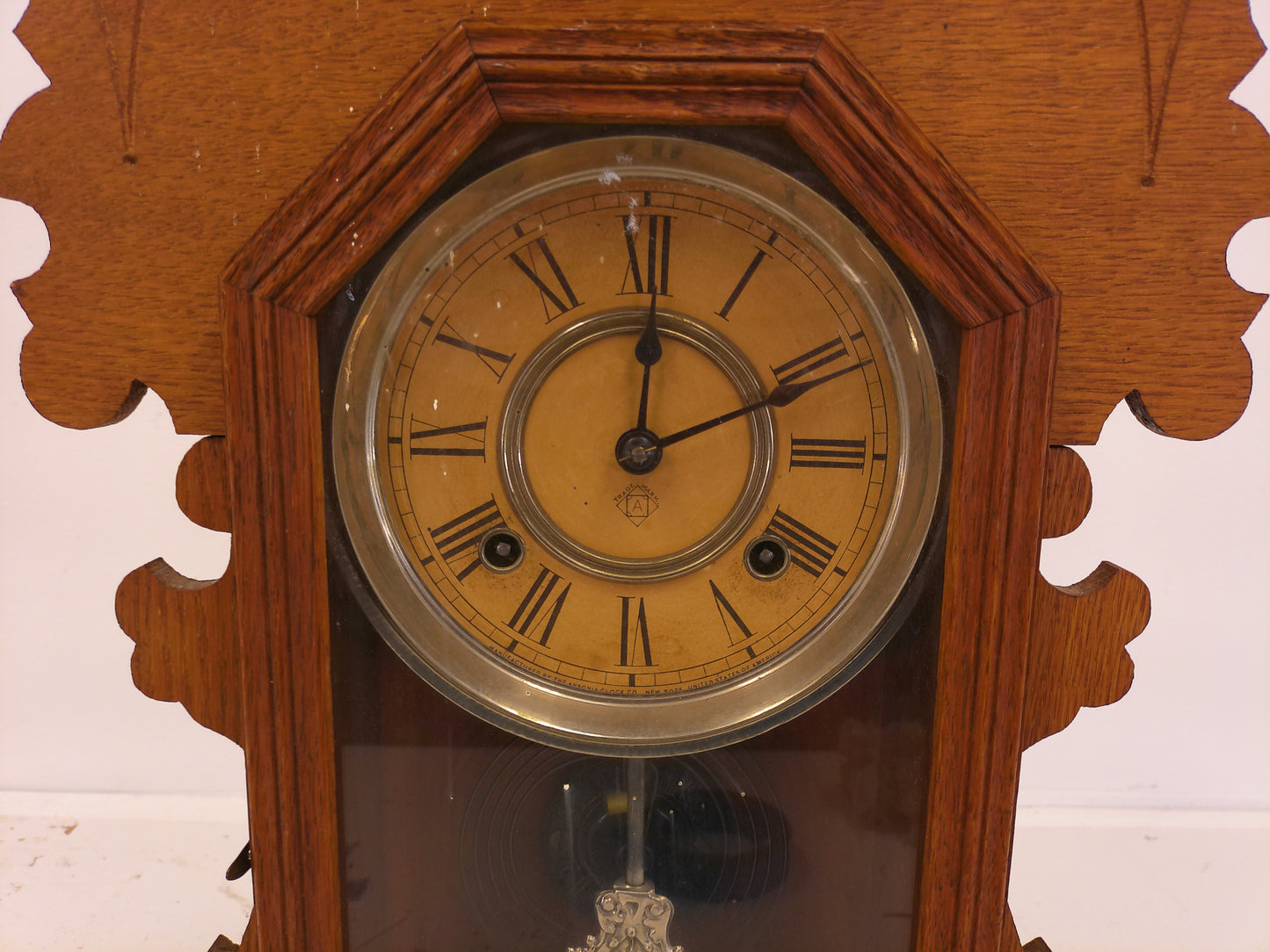 Ansonia 8-day Clock Ansonia Clock Co. New York W/ key Working 1800's