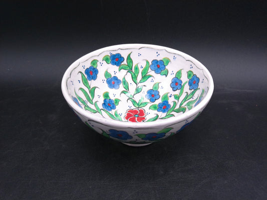Decorative Floral Bowl Hand Made in Turkey Signed