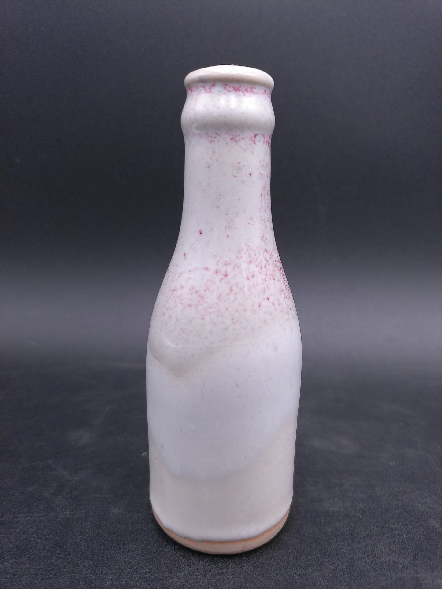 Salt Shaker Vintage Old Red Faded Floral Design