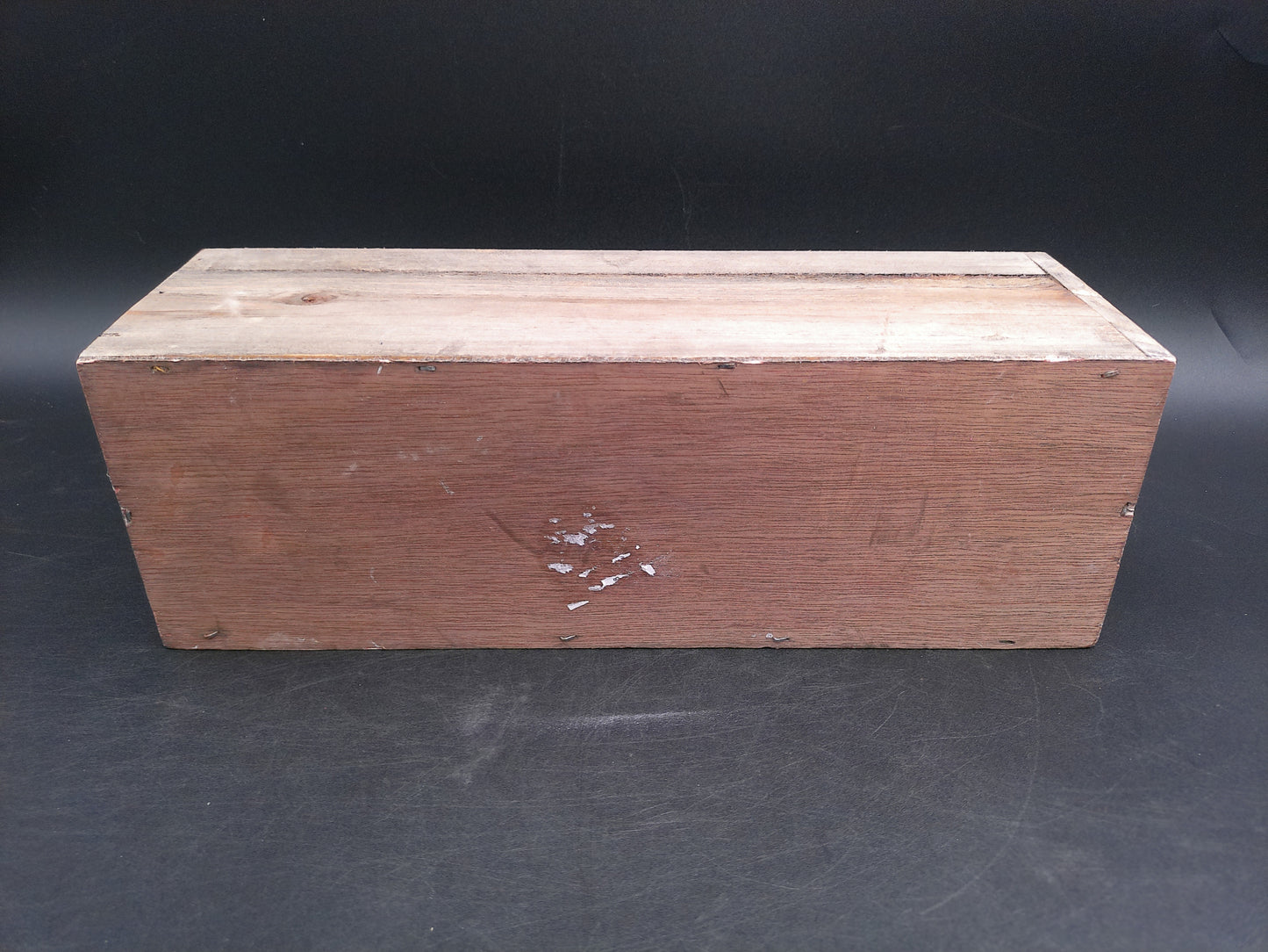 Rectangle Wooden Planter With Moss Decorative Lifelike Plants