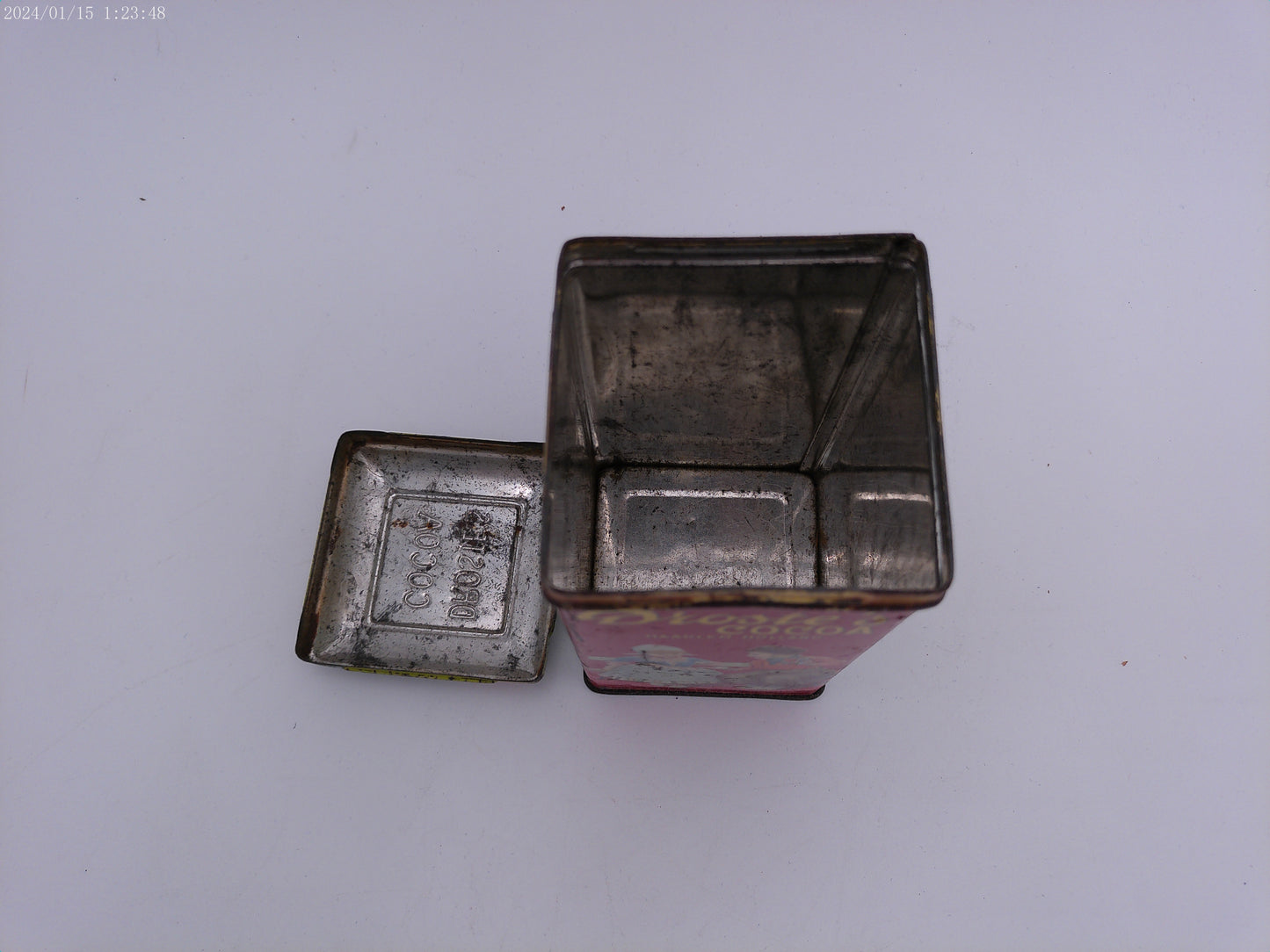 Vintage Tin: Droste's Dutch Cocoa w/ Dutch Children, 125th Anniversary, 1988