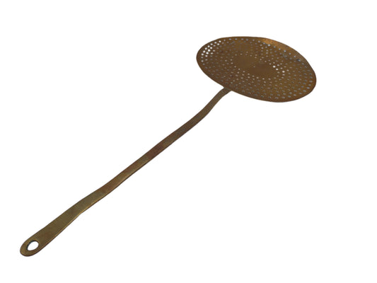 Victorian brass skimmer, 19th century