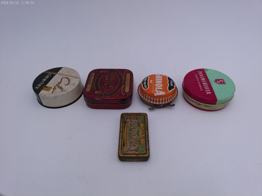 Vintage Shoe Polish Lot of 5