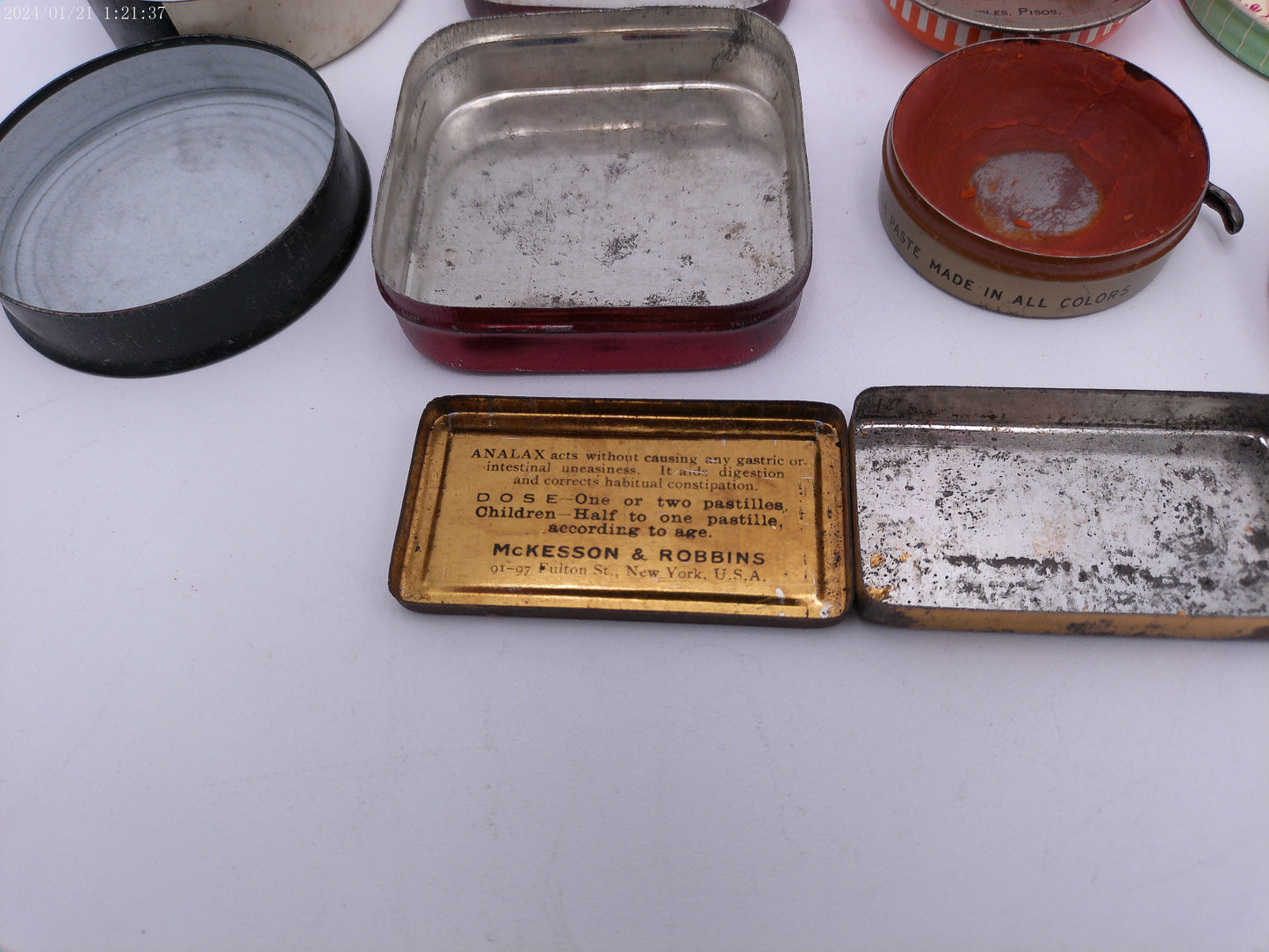 Vintage Shoe Polish Lot of 5