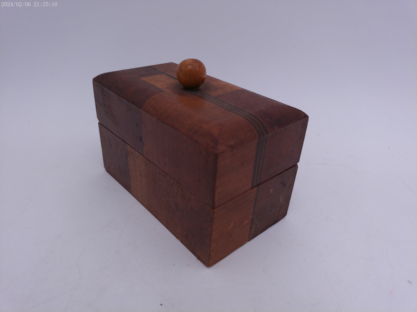 Small Wooden Card Box