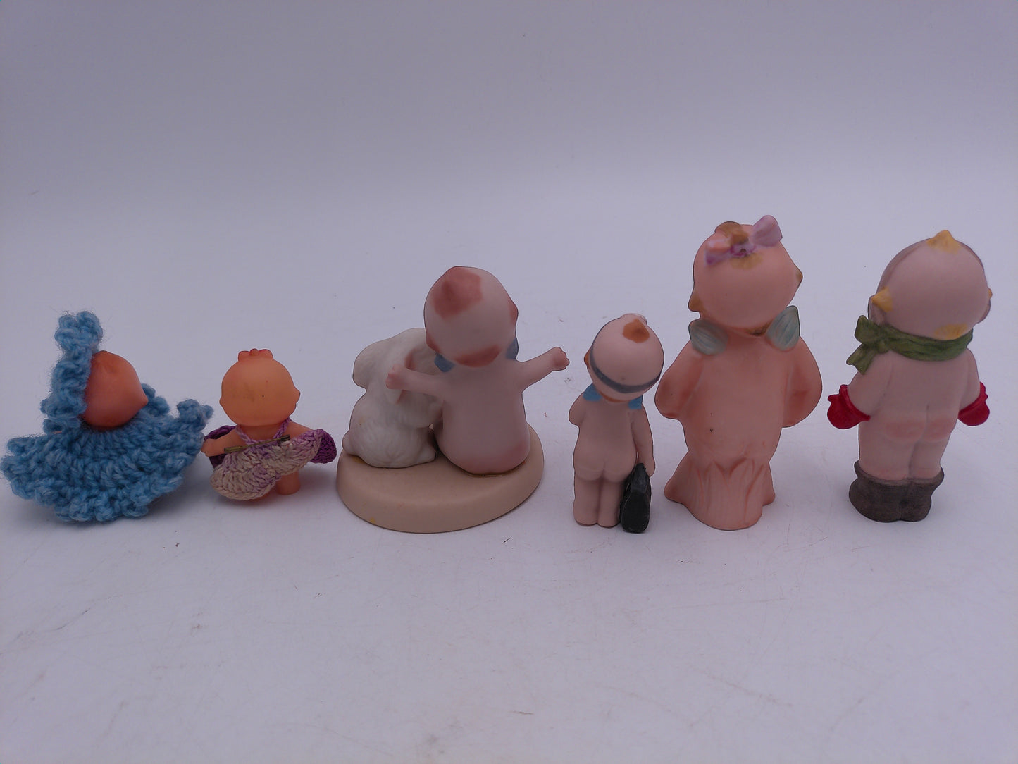 Kewpie Doctor I Love You Kewpie with Dog 6 figures Vintage