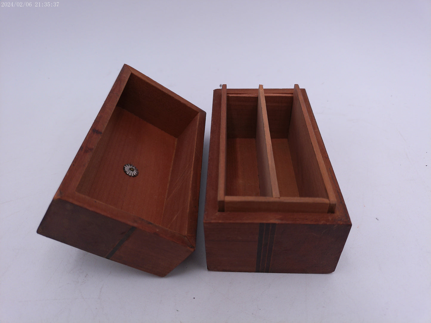 Small Wooden Card Box