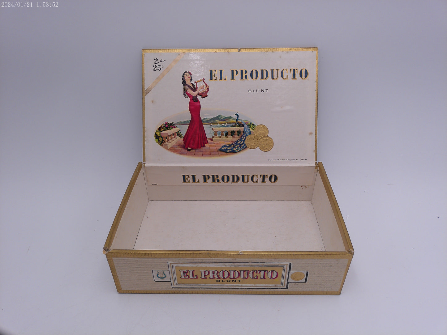 Vintage El Producto Cigar Boxes lot of 3