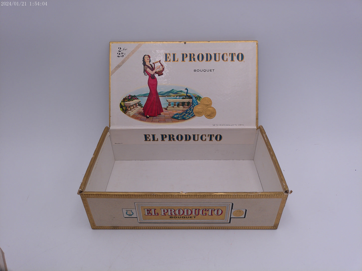 Vintage El Producto Cigar Boxes lot of 3