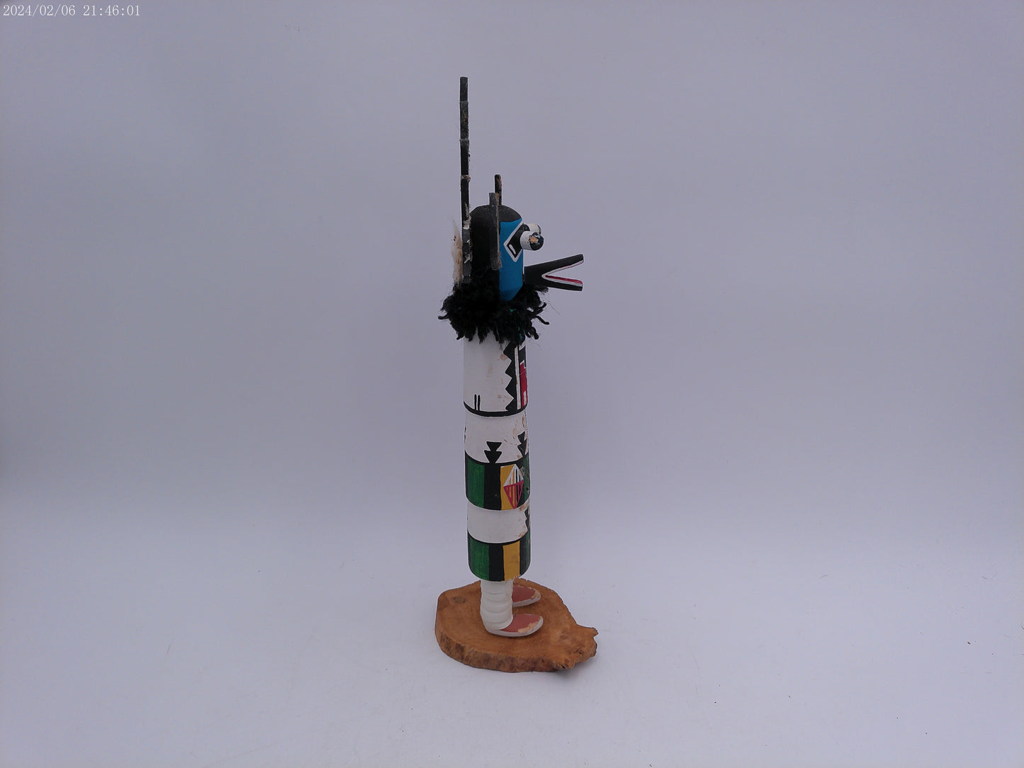 Navajo Handmade Painted Statue