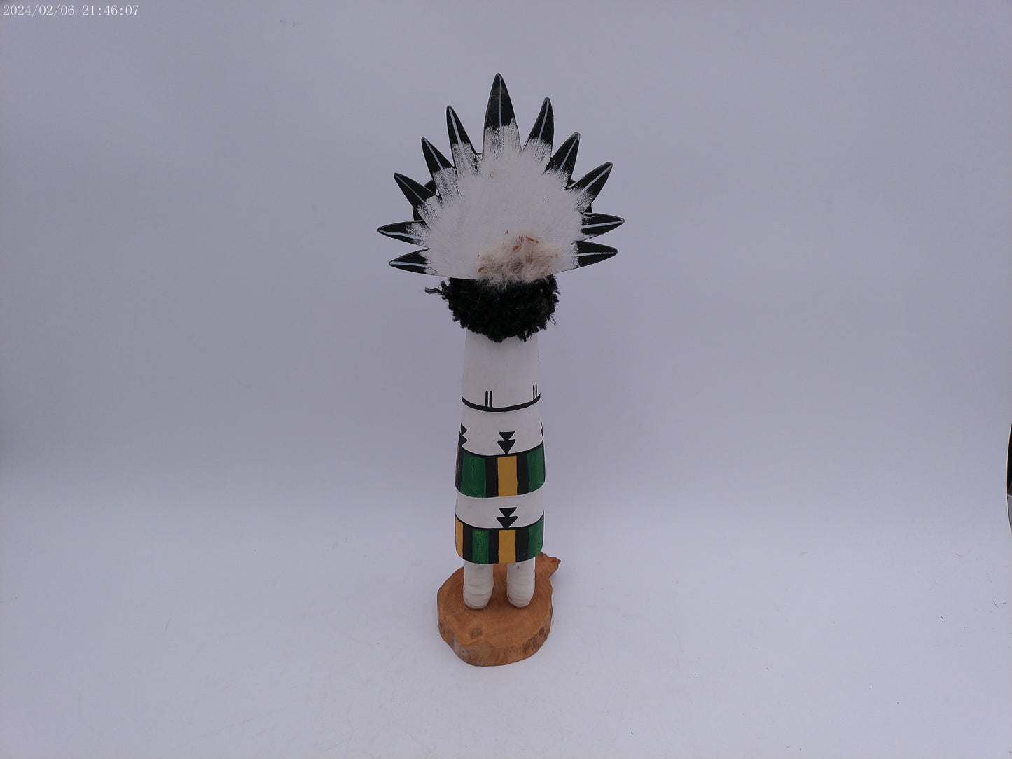 Navajo Handmade Painted Statue