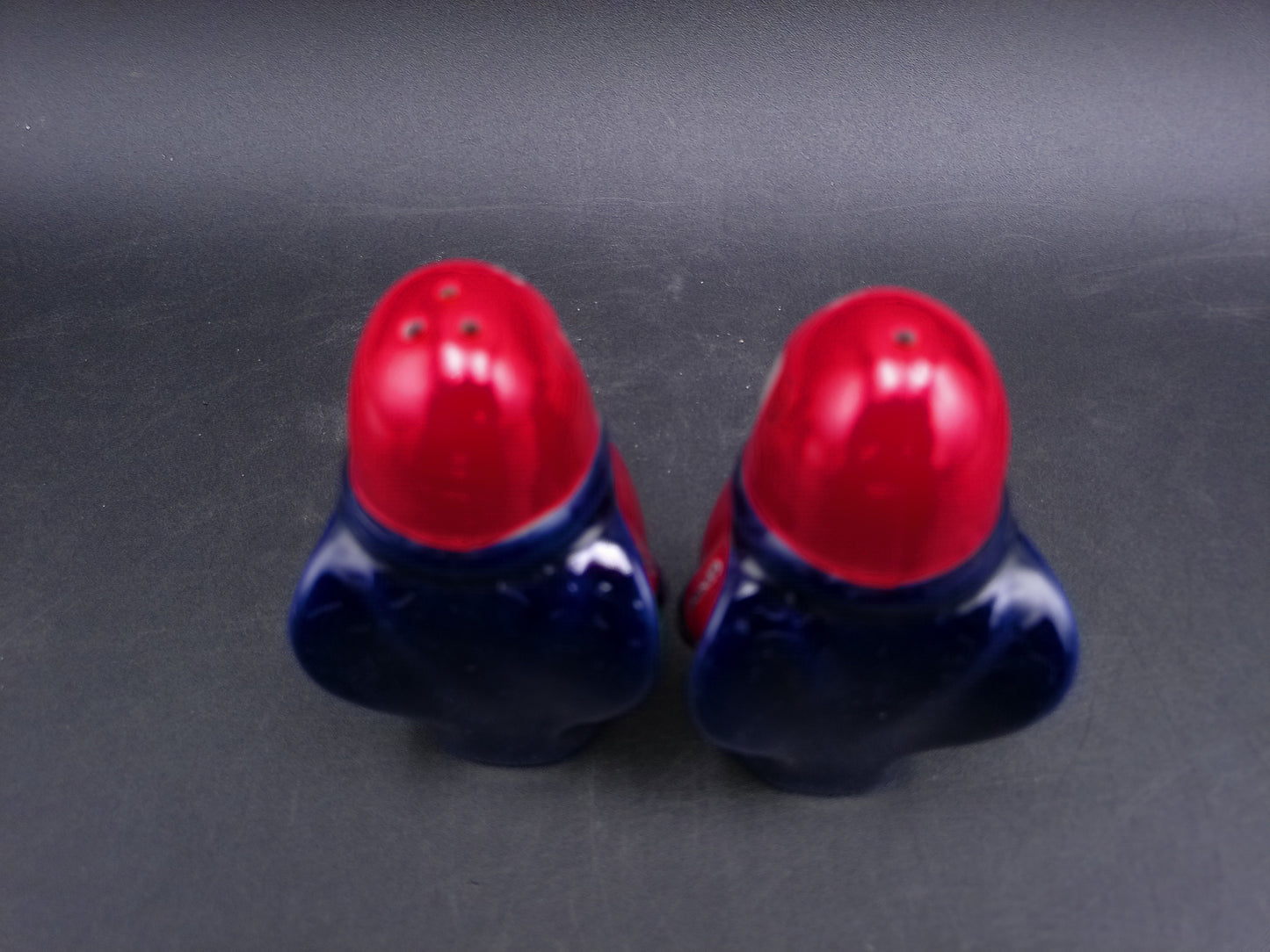 Bud Man Salt and Pepper Shakers from 1991 Budweiser with Box