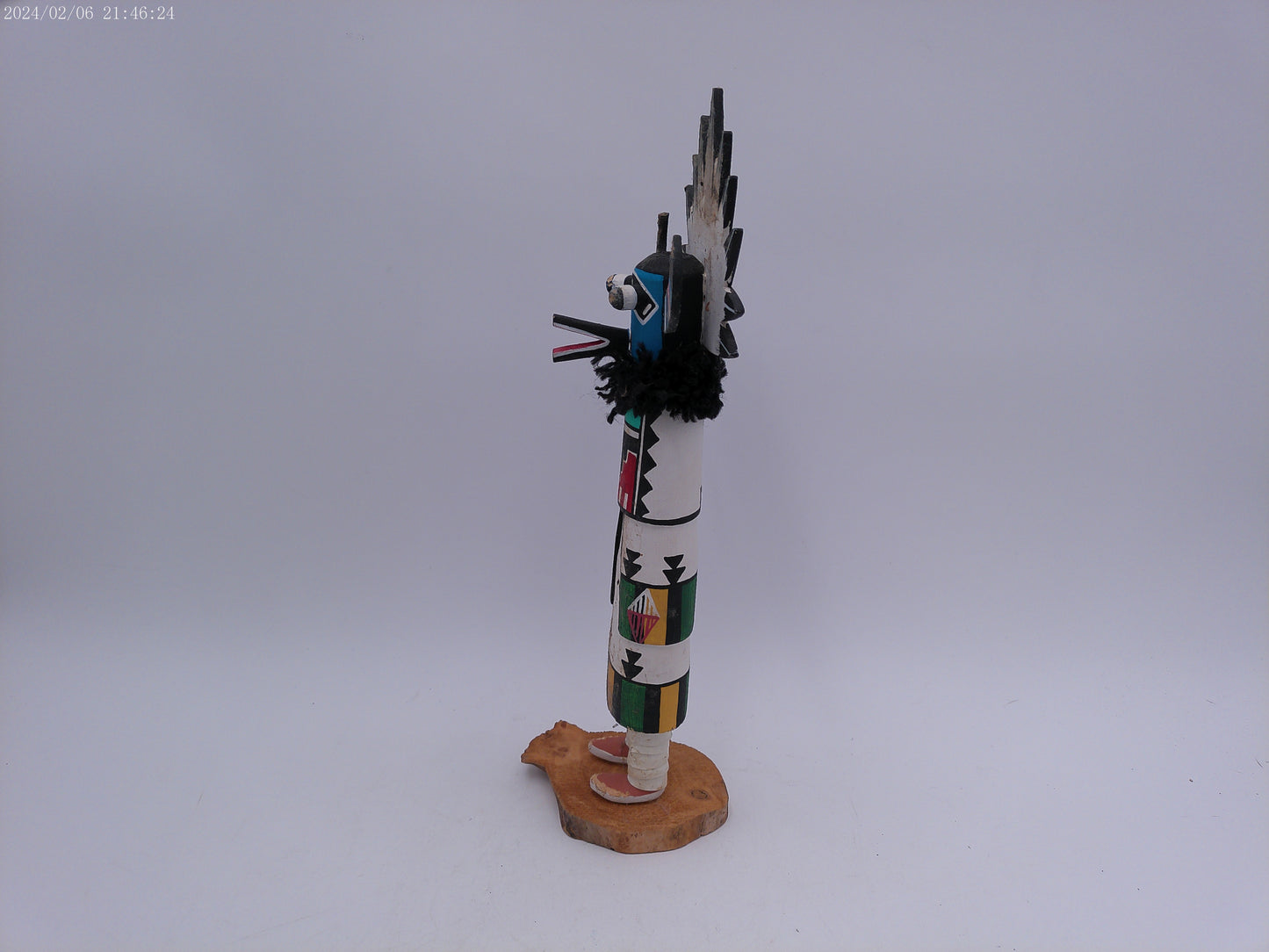 Navajo Handmade Painted Statue