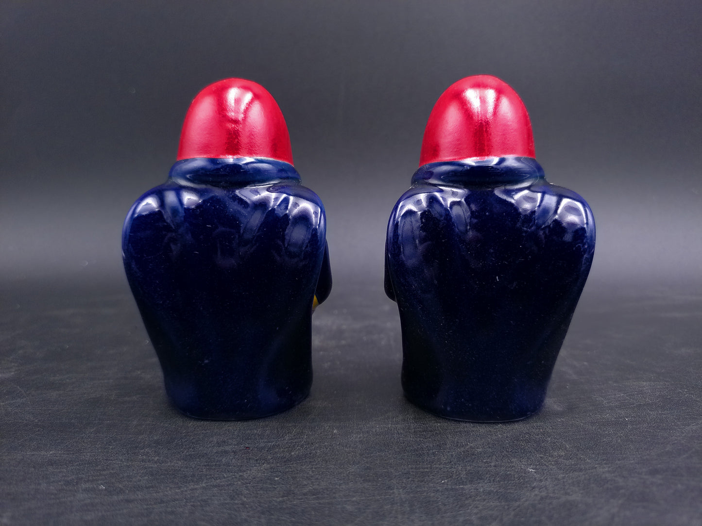 Bud Man Salt and Pepper Shakers from 1991 Budweiser with Box