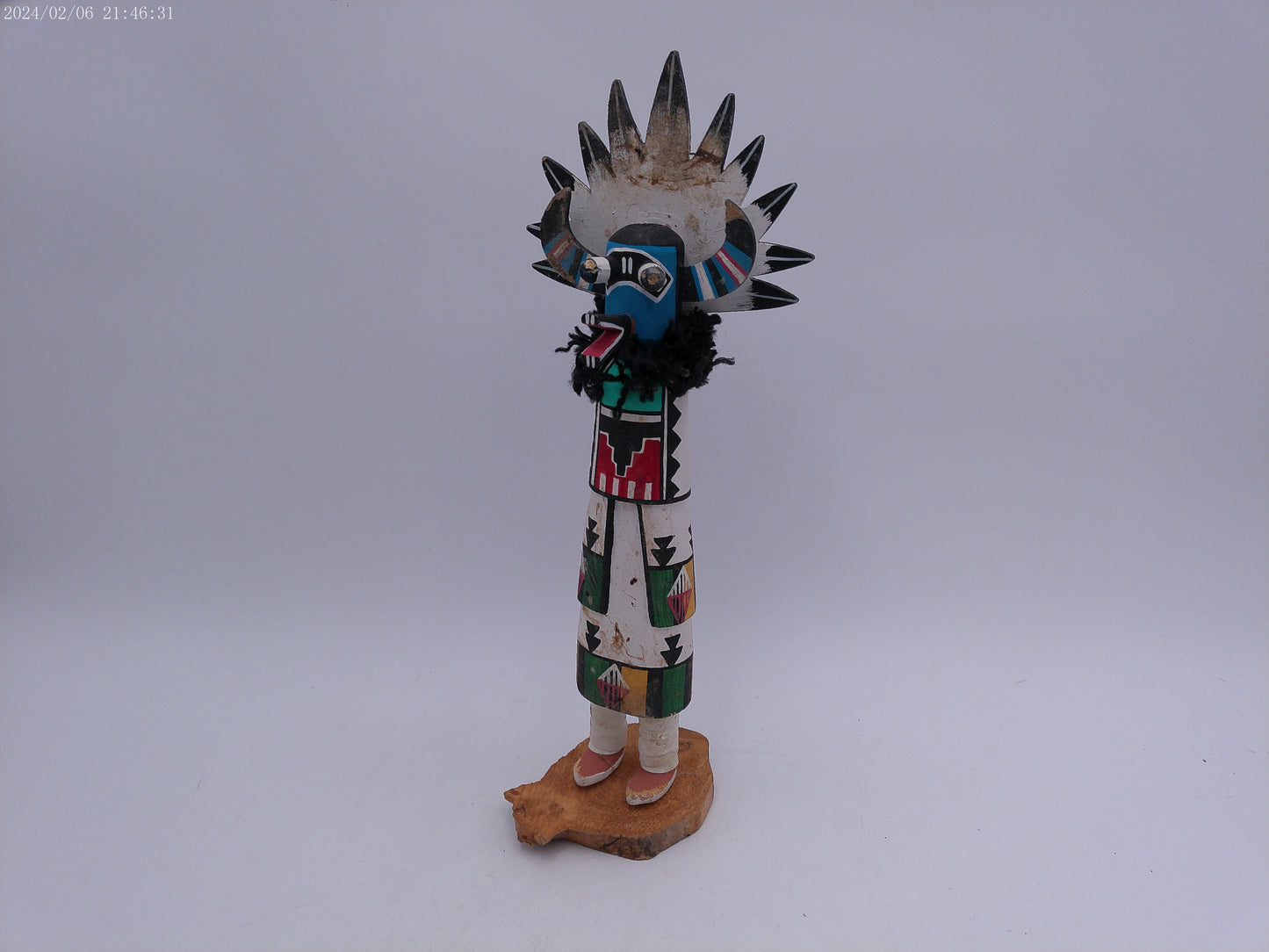 Navajo Handmade Painted Statue