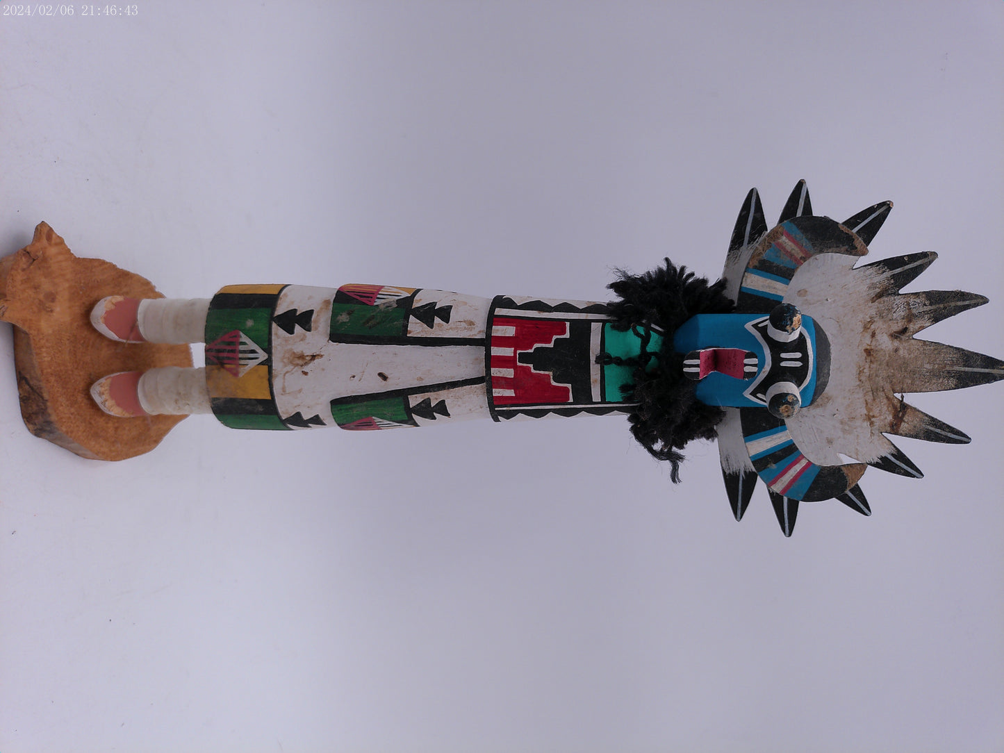 Navajo Handmade Painted Statue