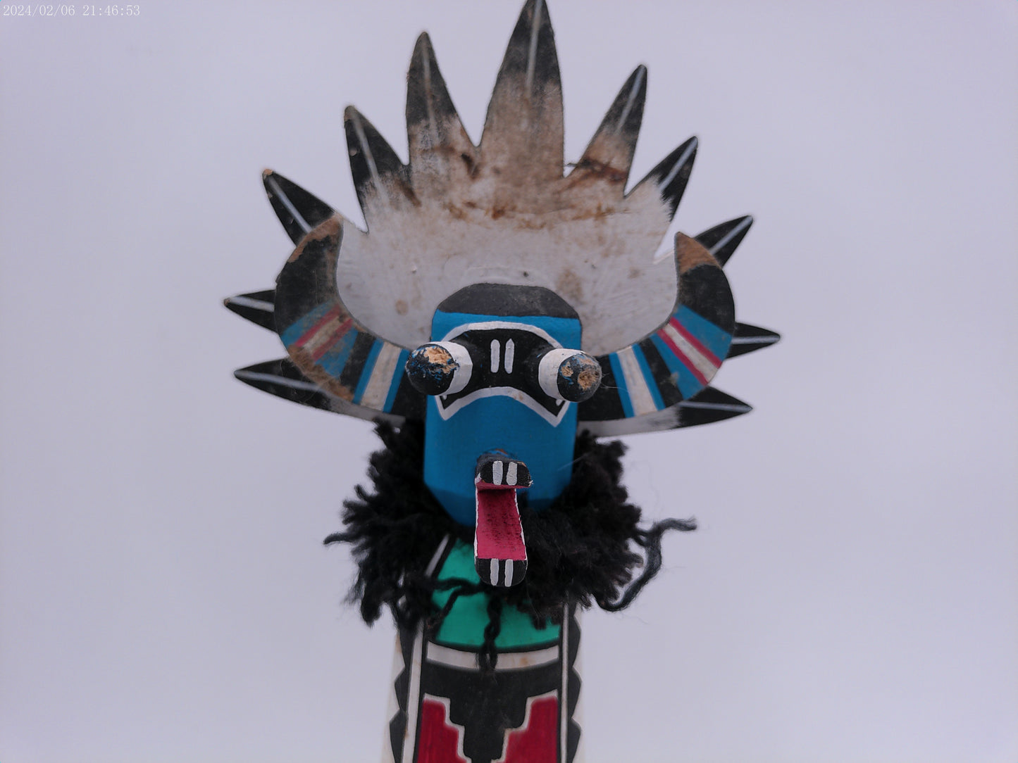 Navajo Handmade Painted Statue