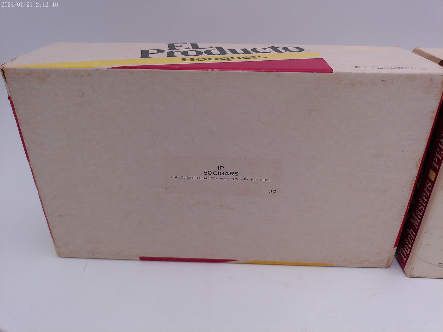 Vintage Dutch Masters Perfectos Cigar Box lot 2